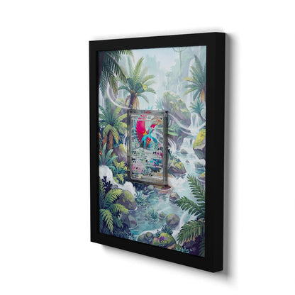 251/182 Roaring Moon - Extended Artwork Framed Pokemon Card Display