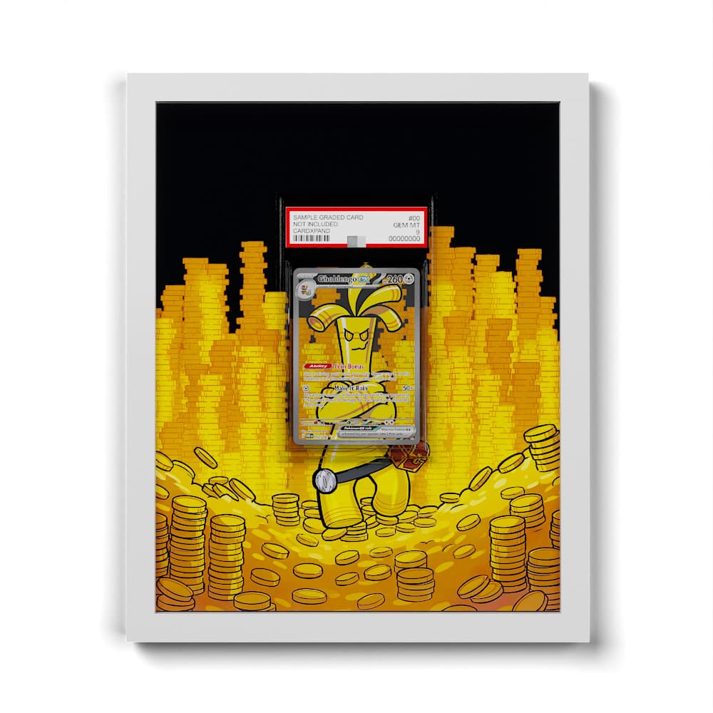gholdengo pokemon card 252/182 EX - Extended Artwork Framed Display pokemon card stores near me Attack 1 Manaphy - Ultra Prism Wood Species:Maple
