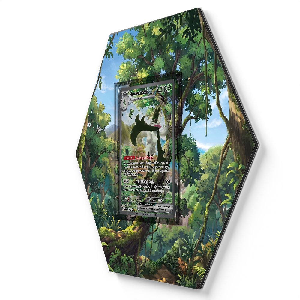 256/193 Meowscarada ex - Extended Artwork Pokemon Card Display