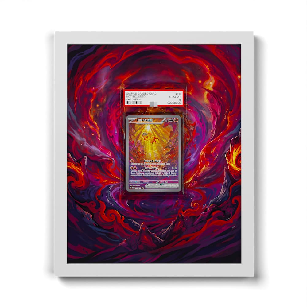 259/193 Chi-Yu EX - Extended Artwork Framed Pokemon Card Display