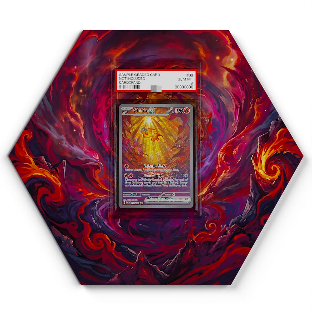 259/193 Chi-Yu EX - Extended Artwork Pokemon Card Display