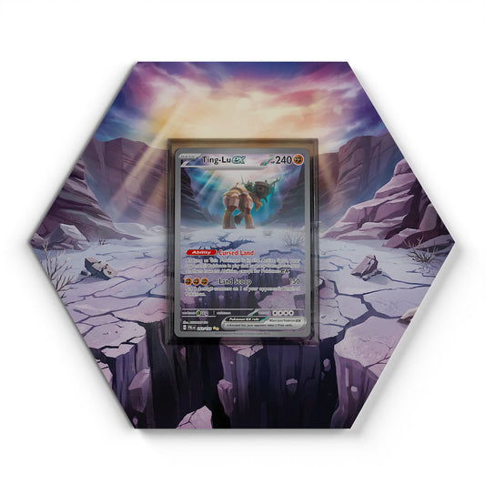 263/193 Ting-Lu EX - Extended Artwork Pokemon Card Display