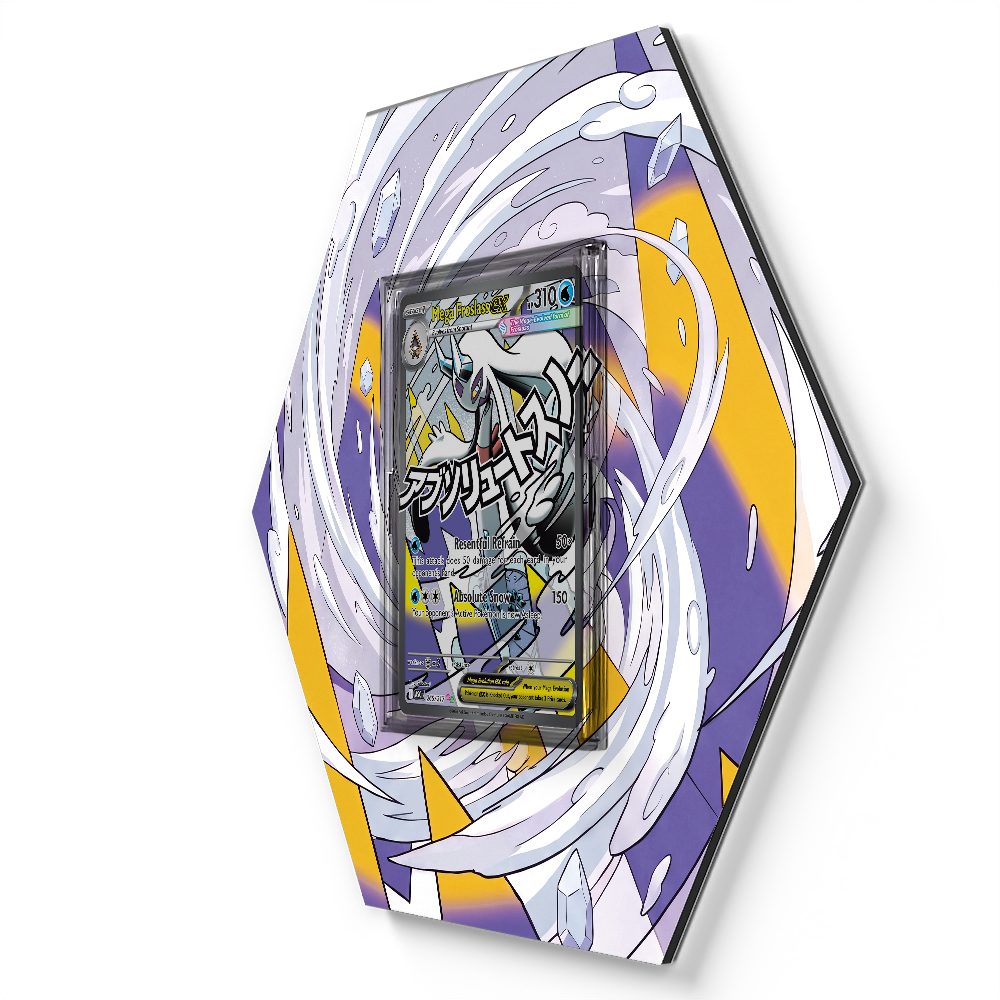 265/217 Mega Froslass EX - Extended Artwork Pokemon Card Display