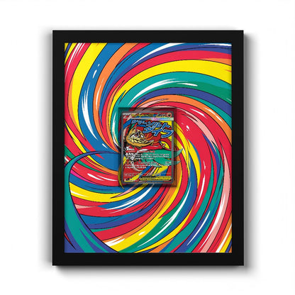 268/217 Mega Hawlucha ex - Extended Artwork Pokemon Card Frame