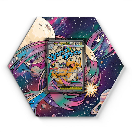 271/217 Mega Dragonite EX - Extended Artwork Pokemon Card Display
