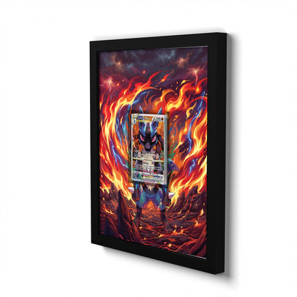 SWSH291 Lucario VSTAR - Extended Artwork Pokemon Card Frame