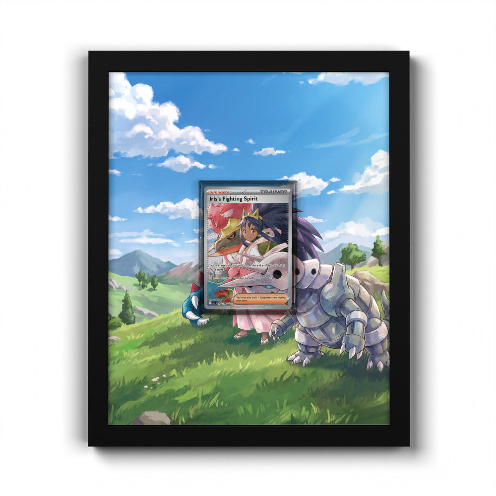 292/217 Iris's Fighting Spirit - Extended Artwork Pokemon Card Frame