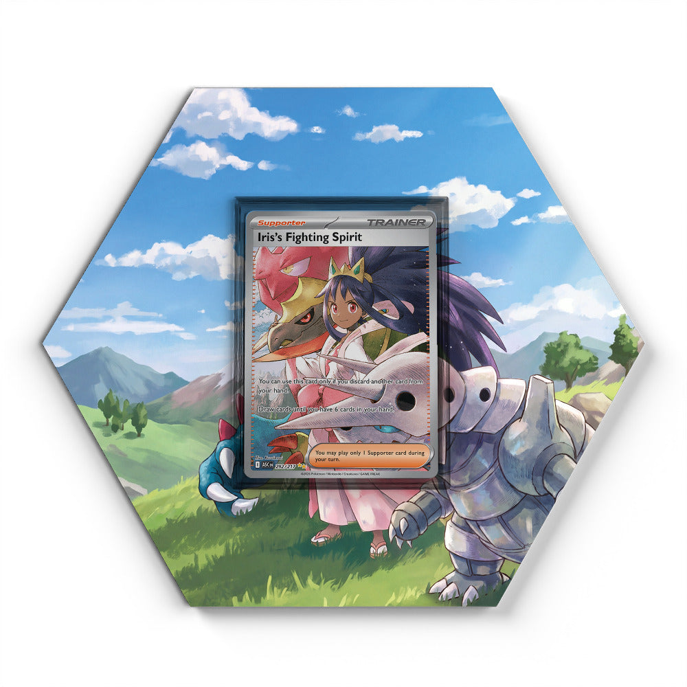 292/217 Iris's Fighting Spirit - Extended Artwork Pokemon Card Display