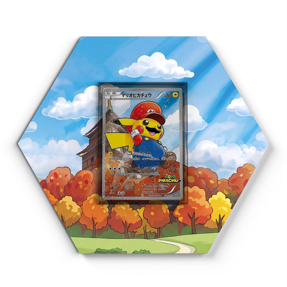 294/XY-P Mario Pikachu - Extended Artwork Pokemon Card Display
