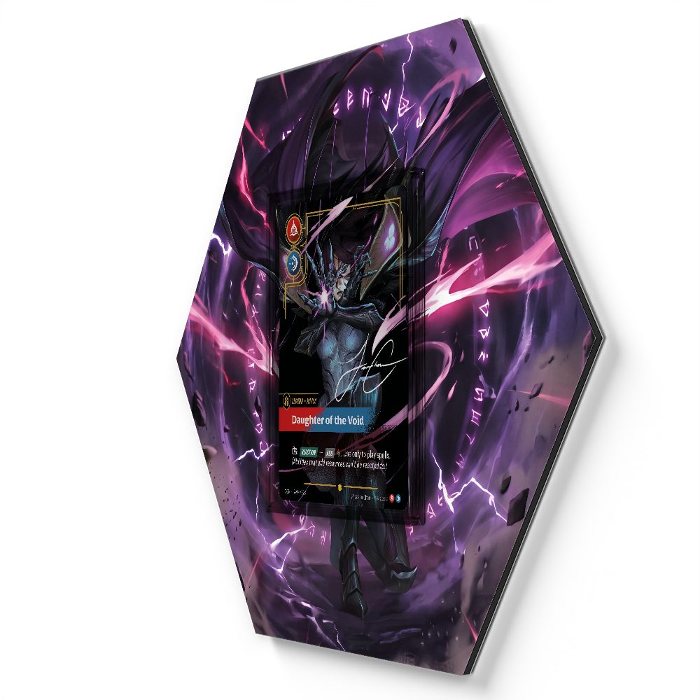 299/298 Daughter of the Void - Extended Artwork Riftbound Card Display