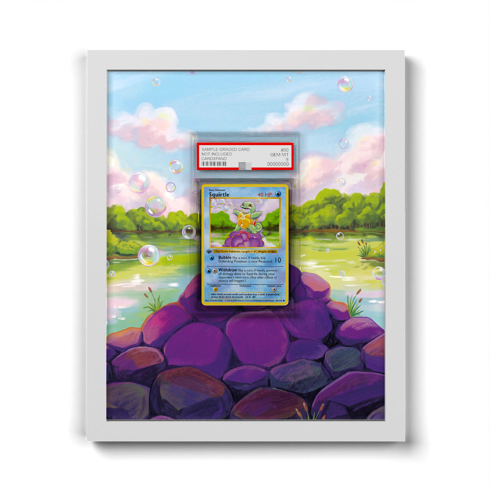 63/102 Squirtle - Extended Artwork Pokemon Card Frame