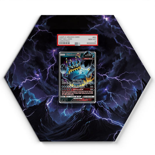 63/111 Guzzlord GX - Extended Artwork Pokemon Card Display