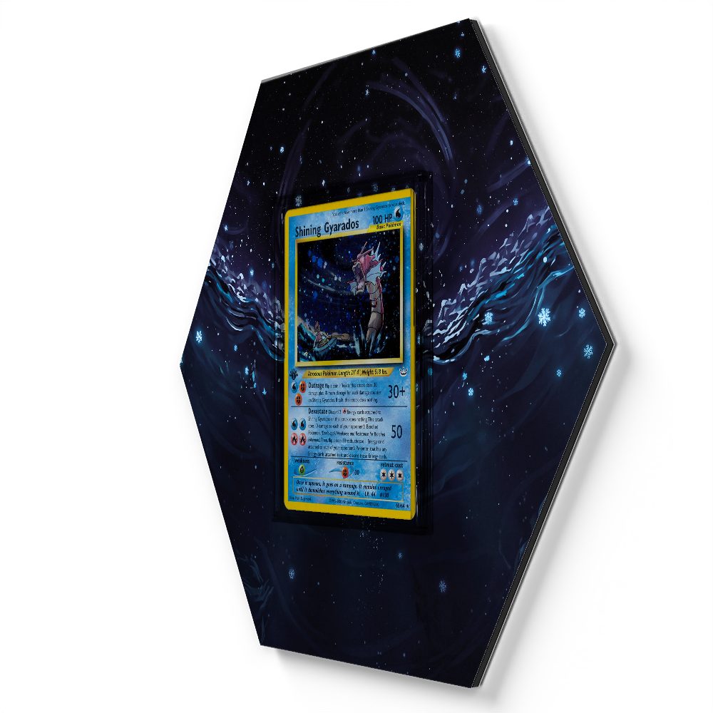 65/64 Shining Gyarados - Extended Artwork Pokemon Card Display