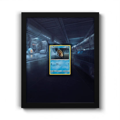 7/18 Psyduck - Extended Artwork Pokemon Card Frame