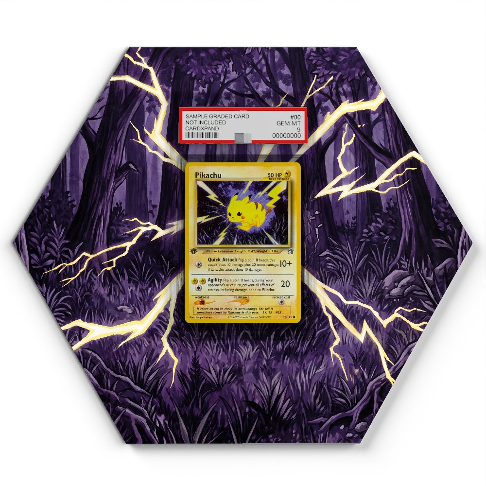 70/111 Pikachu - Extended Artwork Pokemon Card Display