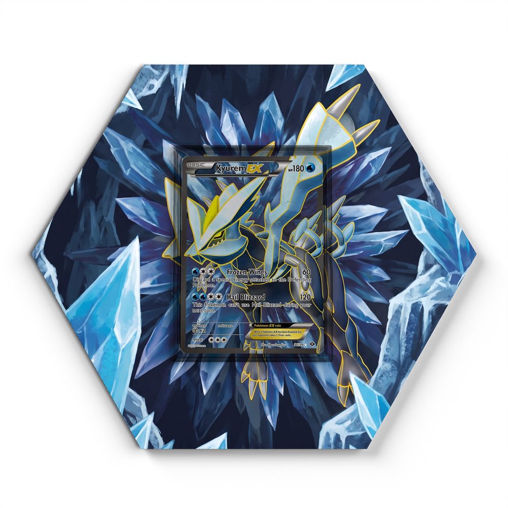 96/99 Kyurem Ex - Extended Artwork Pokemon Card Display