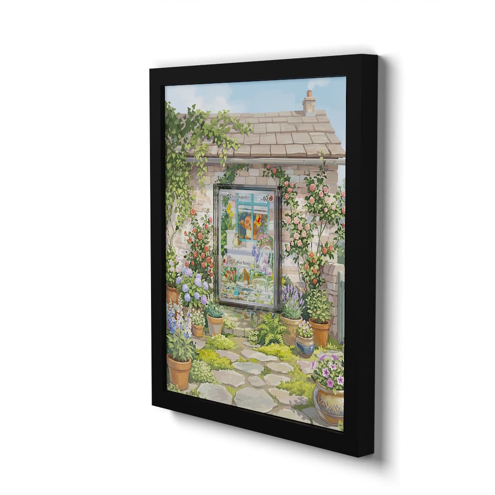 044 Charmander - Extended Artwork Framed Pokemon Card Display