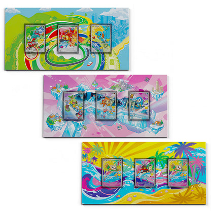 3-Pack First Partners Bundle - Extended Artwork Pokemon Cards Display