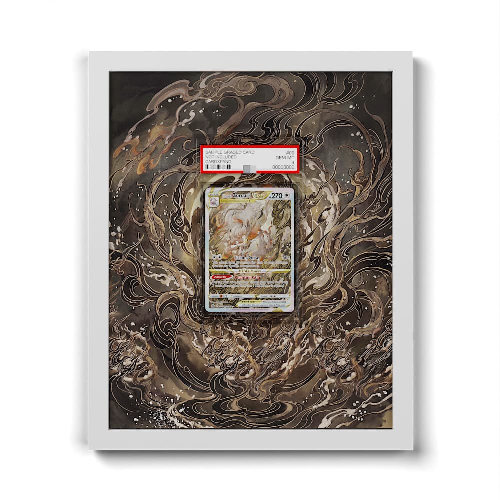 hisuian zoroark pokemon card GG56 VSTAR - Extended Artwork Framed Display Mazzo Lorcana this piece serves as 2020 Pokemon Sword & Card:Espeon