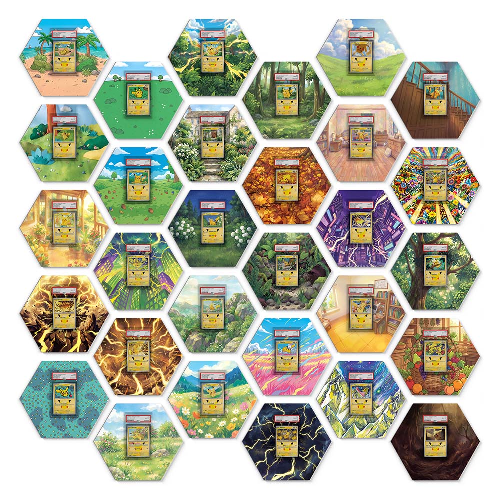 30x Pikachu (30th Anniversary) - Extended Artwork Pokemon Card Displays
