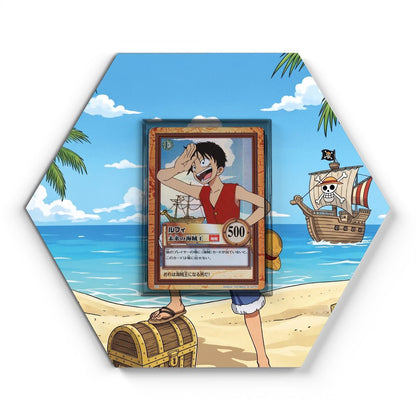 C01 Luffy (1999) - Extended Artwork One Piece Card Display