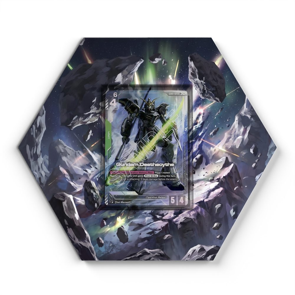 GD01-025 DeathScythe LR+ - Extended Artwork Gundam Card Display