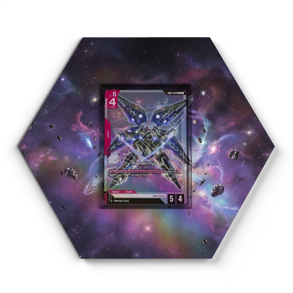 GD01-044 Kshatriya - Extended Artwork Gundam Card Display