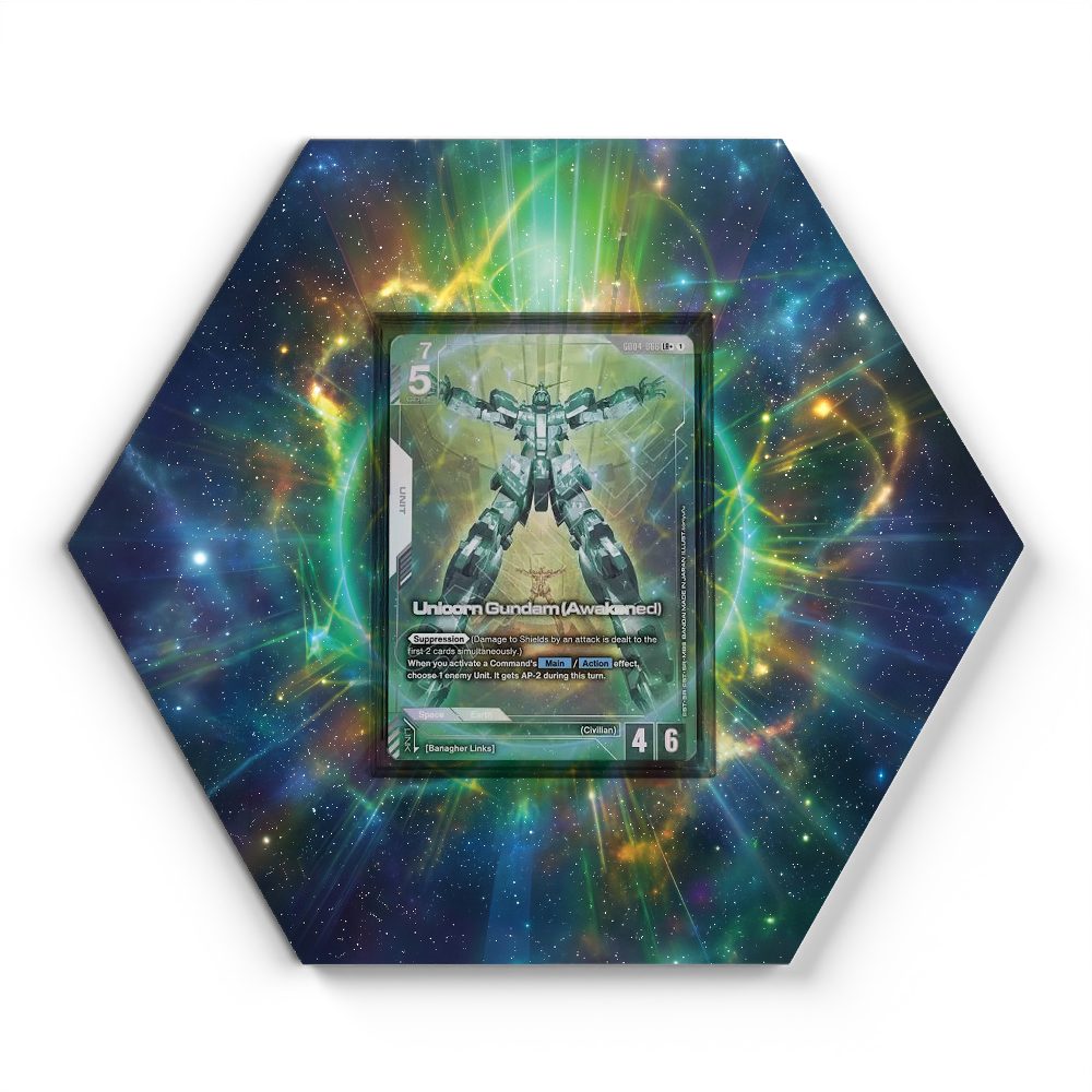 GD04-066 LR+ UNICORN GUNDAM (AWAKENED) - Extended Artwork Gundam Card Display