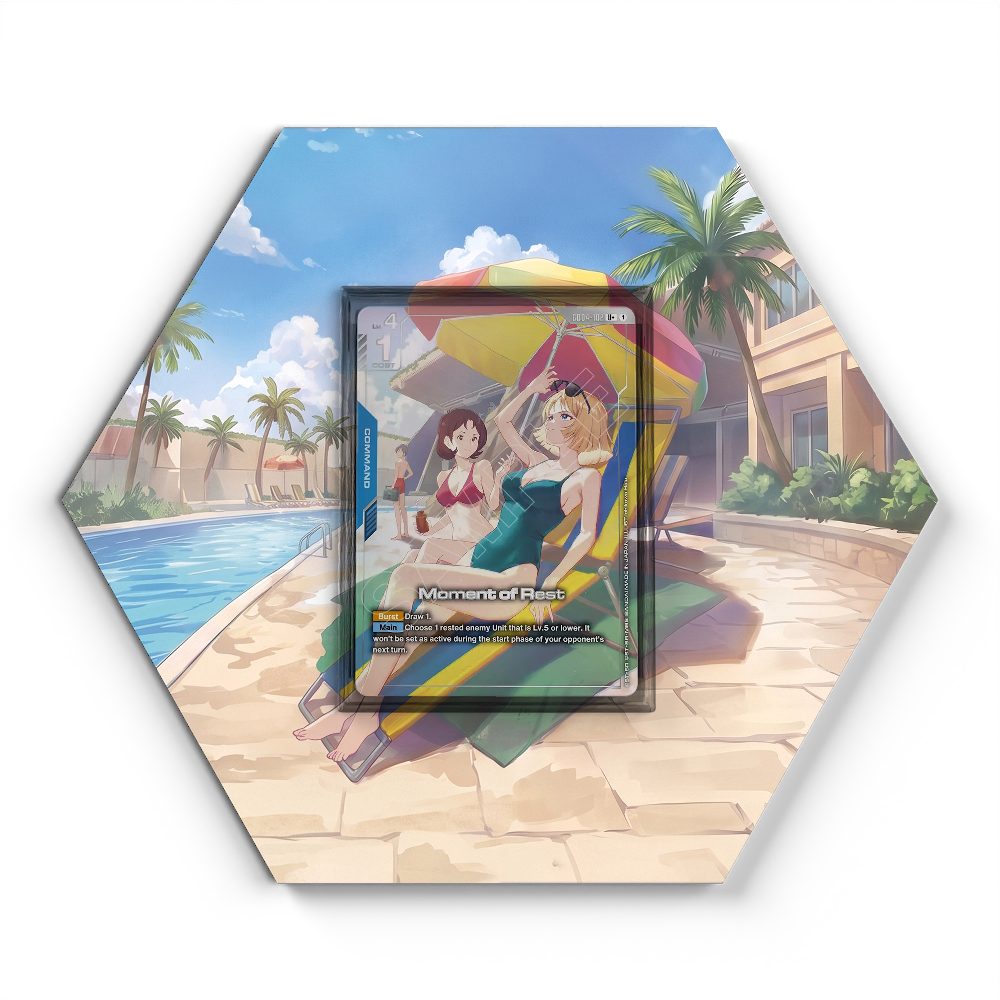 GD04-102 U+ MOMENT OF REST - Extended Artwork Gundam Card Display