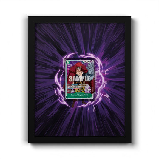 OP01-051 Eustass Captain Kid - Extended Artwork One Piece Card Frame
