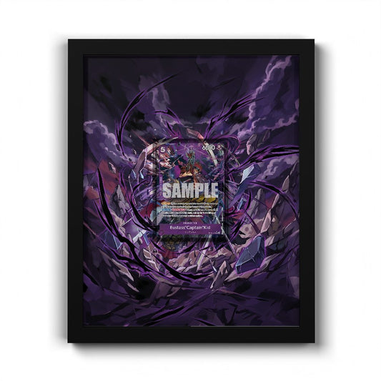 OP05-074 SR V2 EustassCaptainKid - Extended Artwork One Piece Card Frame
