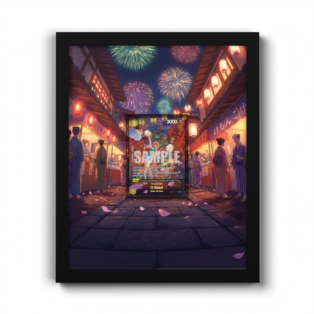 OP06-101 SP O-Nami - Extended Artwork One Piece Card Frame