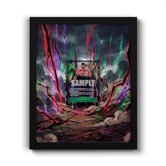 OP06-118 SEC Zoro - Extended Artwork One Piece Card Frame