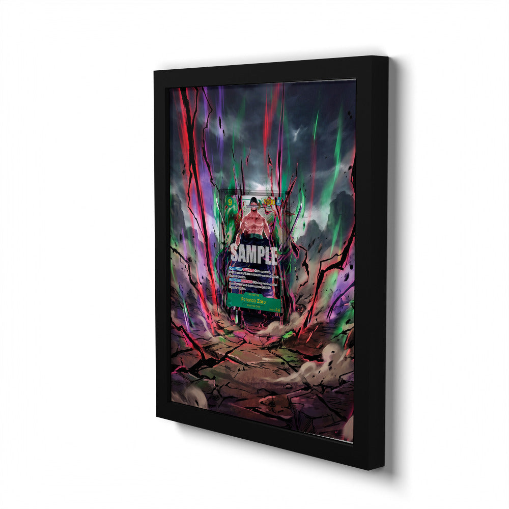 OP06-118 SEC Zoro - Extended Artwork One Piece Card Frame