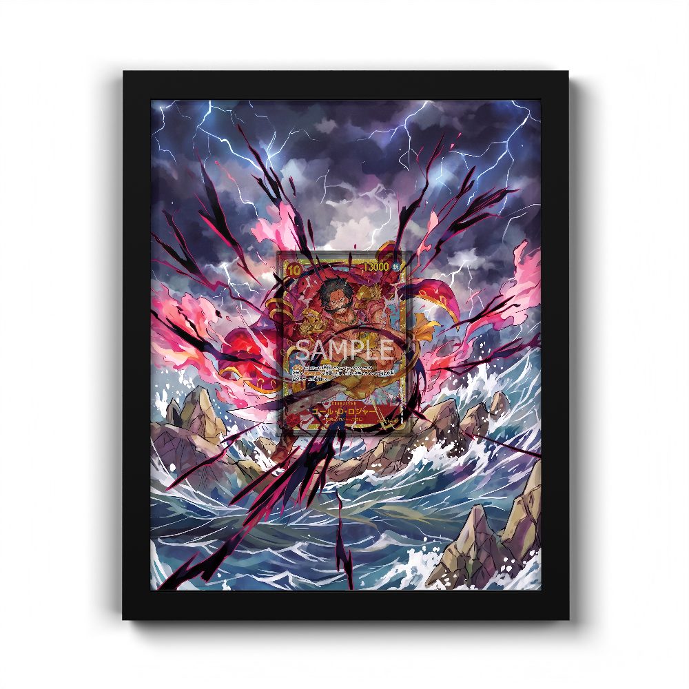 OP09-118 SEC Gol D. Roger - Extended Artwork One Piece Card Frame