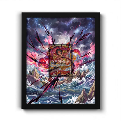 OP09-118 SEC Gol D. Roger - Extended Artwork One Piece Card Frame