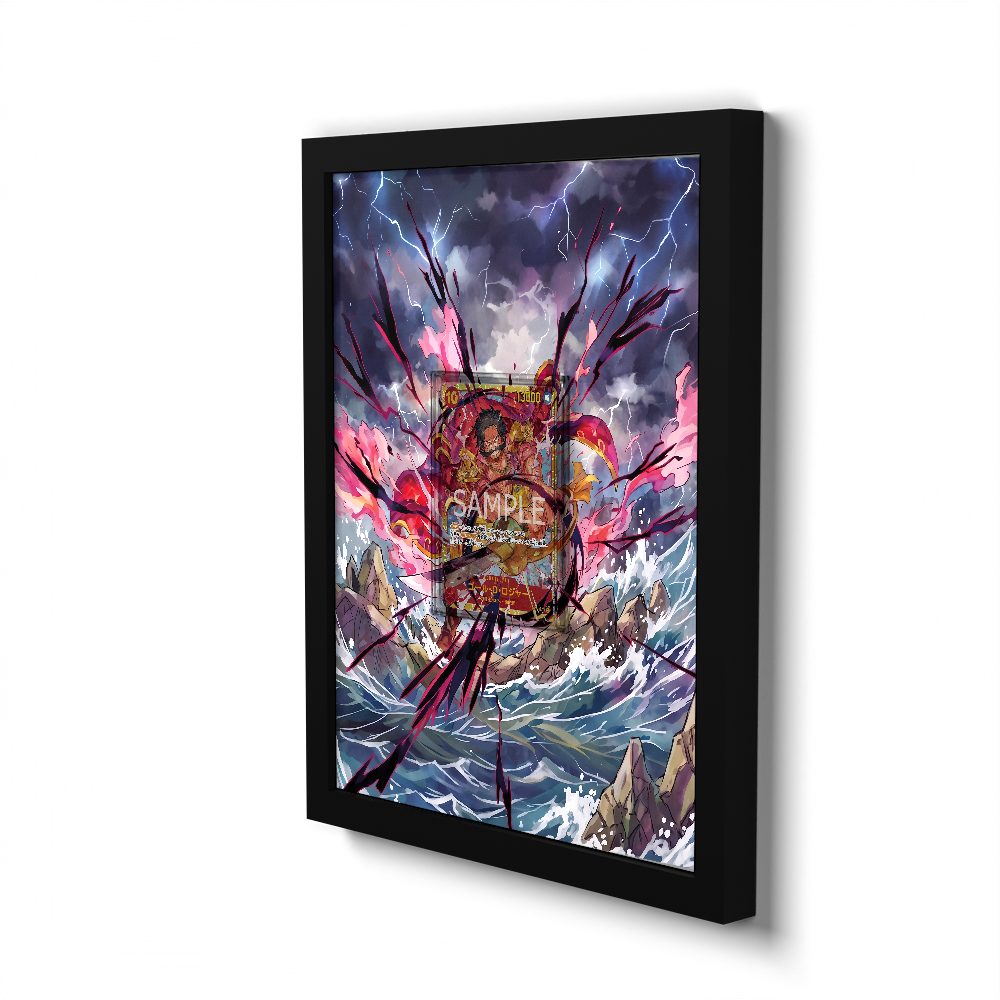 OP09-118 SEC Gol D. Roger - Extended Artwork One Piece Card Frame