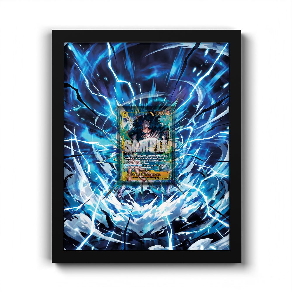OP12-119 SEC Bartholomew Kuma - Extended Artwork One Piece Card Frame