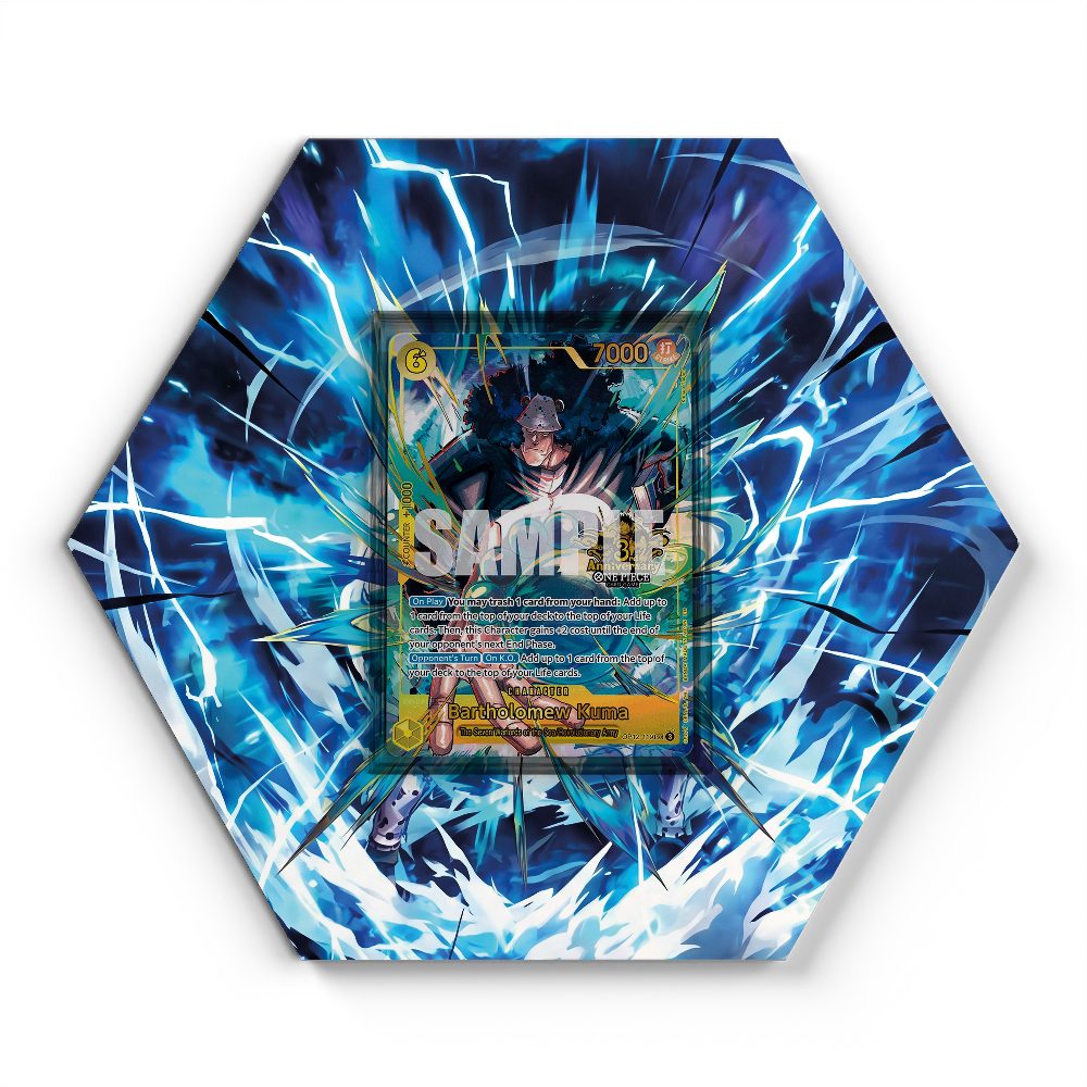 OP12-119 SEC Bartholomew Kuma - Extended Artwork One Piece Card Display