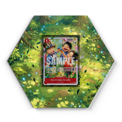 OP13-007 SR Ace & Sabo & Luffy - Extended Artwork One Piece Card Display