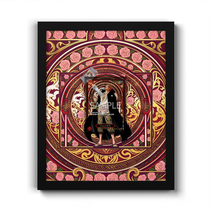OP13 OP09-004 Shanks Anniversary GOLD - Extended Artwork One Piece Card Frame