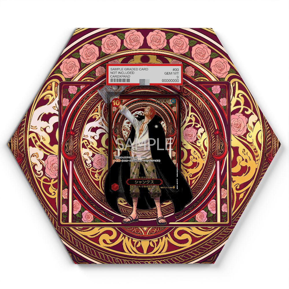 OP13 OP09-004 Shanks Anniversary GOLD - Extended Artwork One Piece Card Display