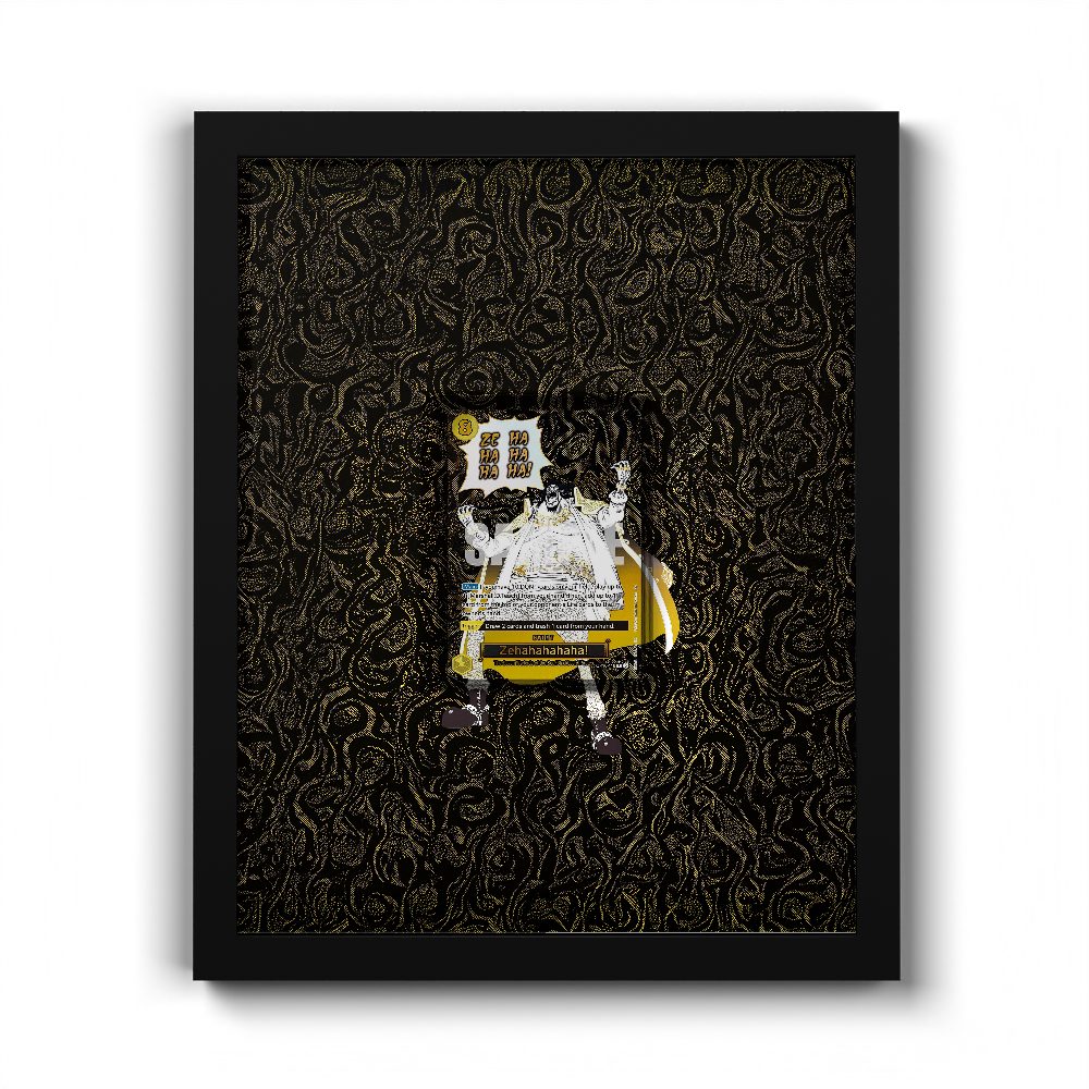 OP16-116 Zehahahahaha! - Extended Artwork One Piece Card Frame