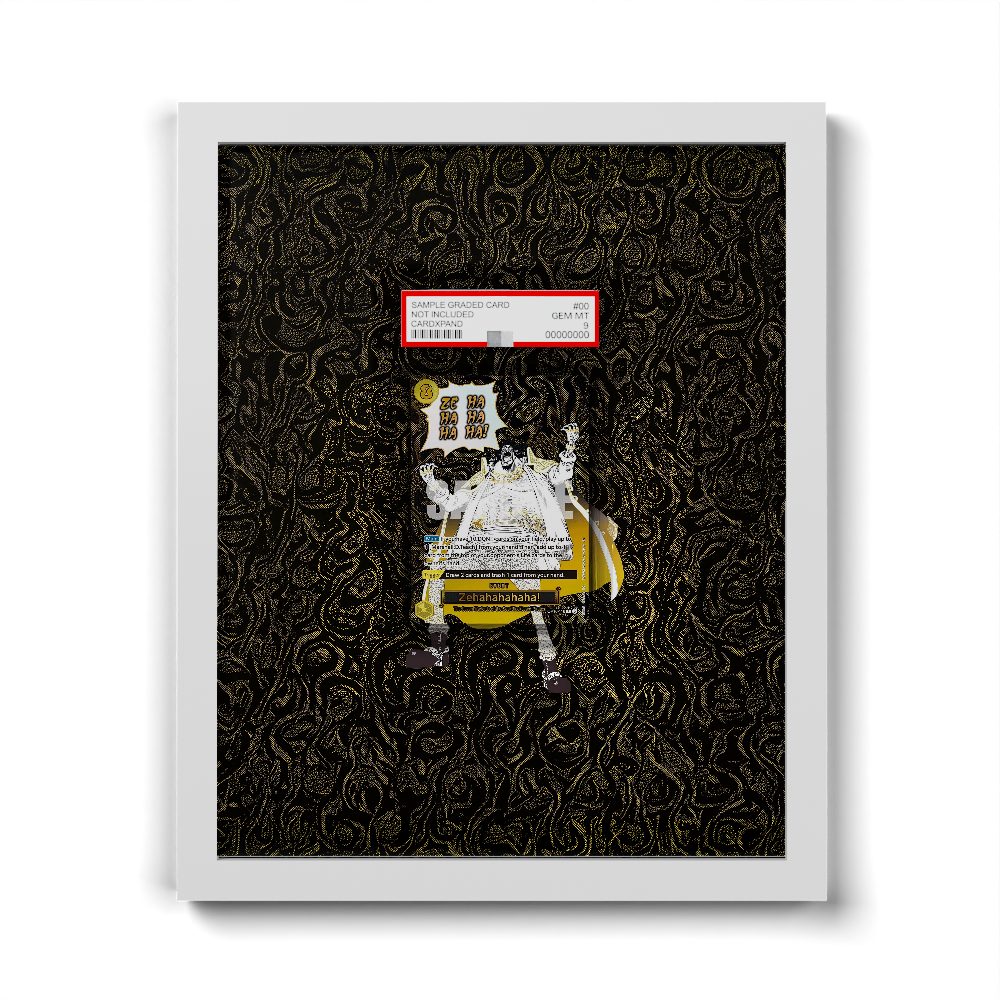 OP16-116 Zehahahahaha! - Extended Artwork One Piece Card Frame