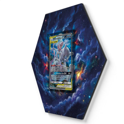 SM191 Mewtwo & Mew GX - Extended Artwork Pokemon Card Display