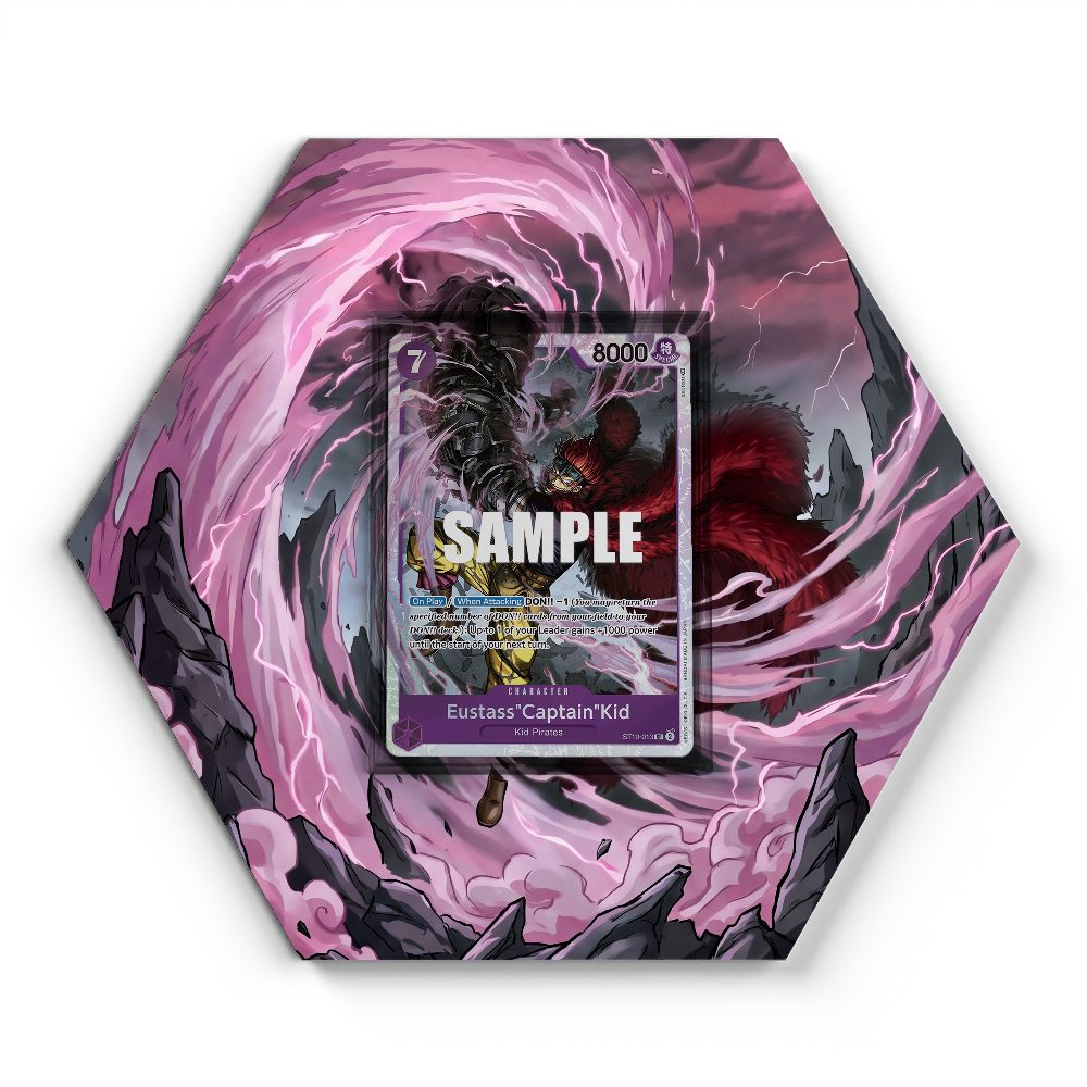 ST10-013 EustassCaptainKid Treasure Cup Art - Extended Artwork One Piece Card Display