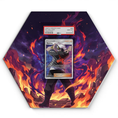 SV84/SV94 Guzma - Extended Artwork Pokemon Card Display