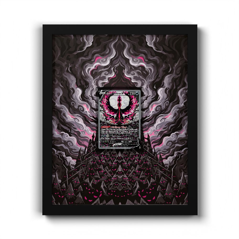 SWSH06 Galarian Moltres V - Extended Artwork Trading Card Frame