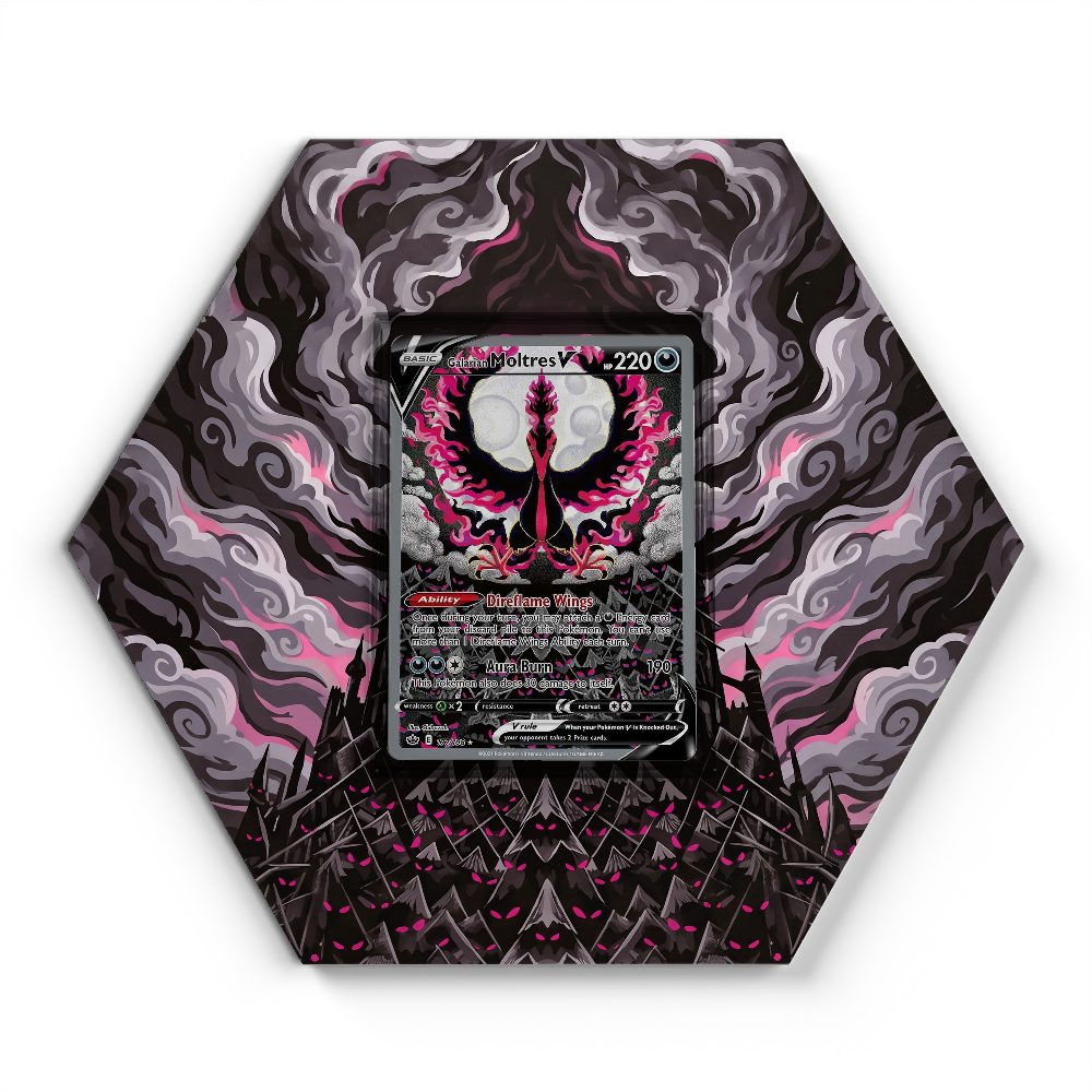 SWSH06 Galarian Moltres V - Extended Artwork Trading Card Display