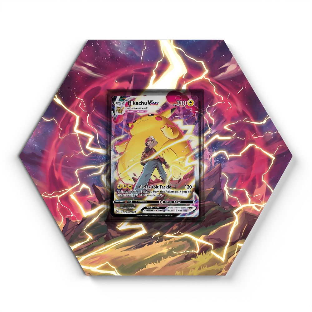 SWSH11 Pikachu VMAX - Extended Artwork Pokemon Card Display